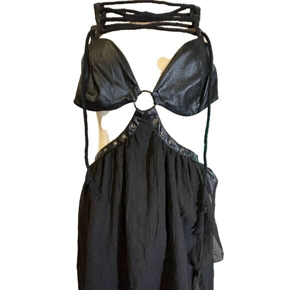 Darker Wavs Modulation Lace Up Harness Dress - Picture 3 of 12